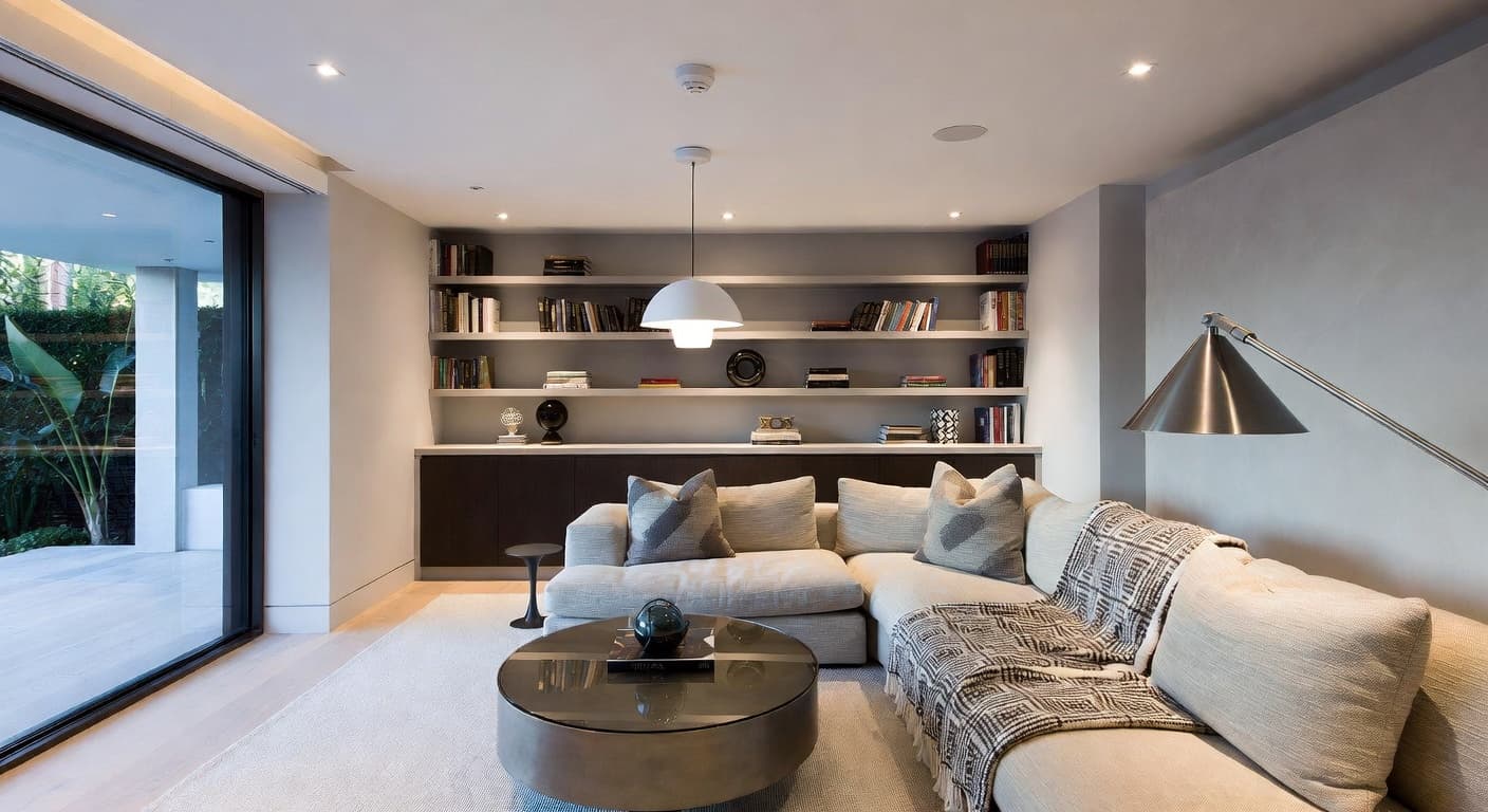 Minimalist Basement design preview