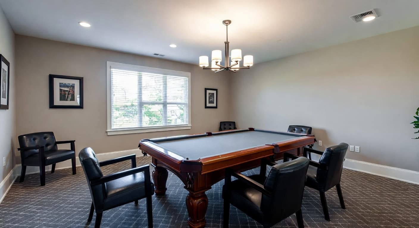 Minimalist Billiards Room design preview