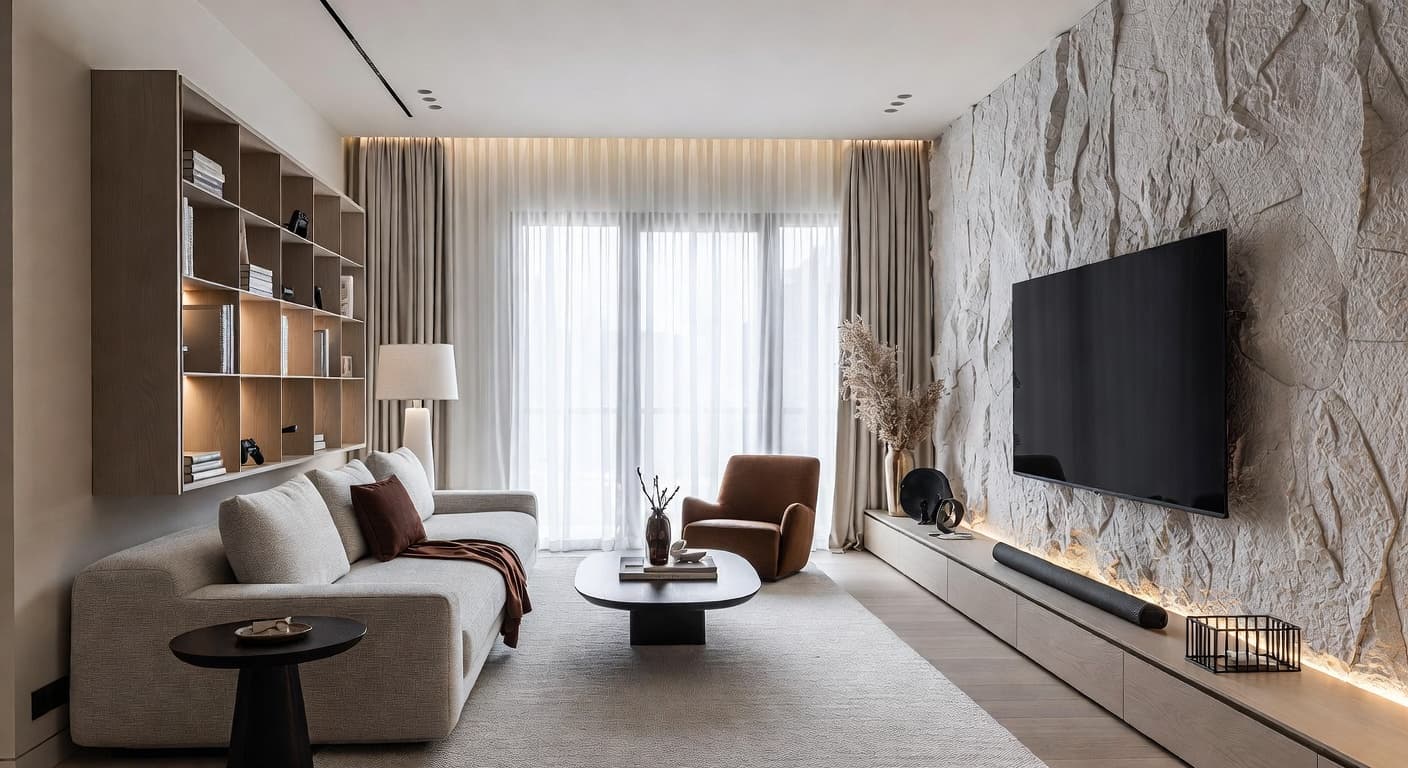 Minimalist Game Room design preview