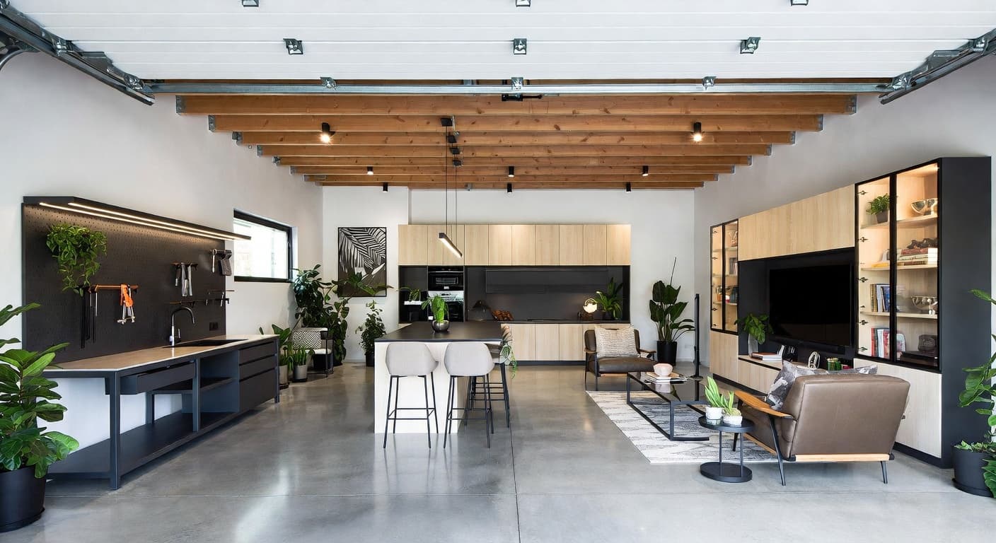 Minimalist Garage Interior design preview