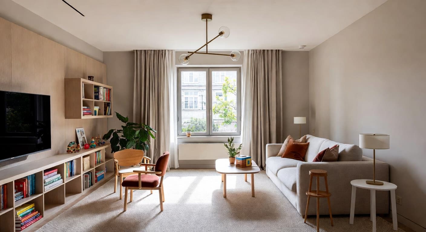 Minimalist Playroom design preview