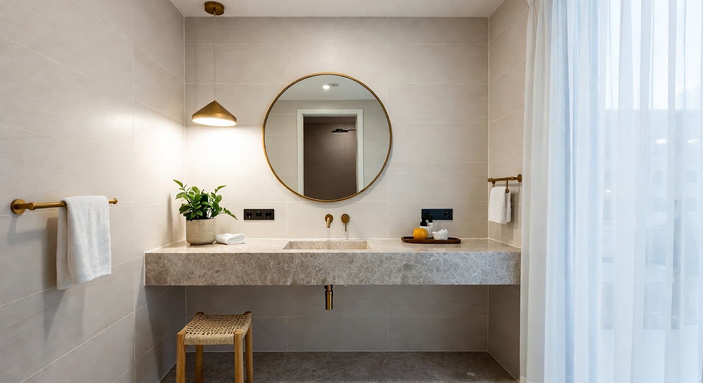 Minimalist Powder Room design preview