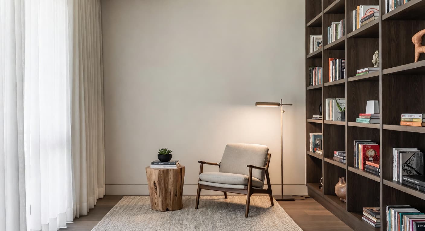 Minimalist Reading Nook design preview