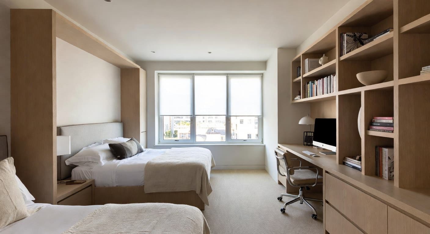 Minimalist Teen Room / Den design preview