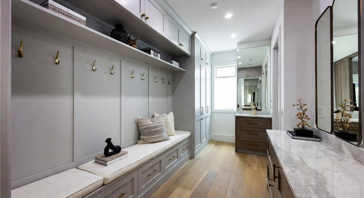 Modern Mudroom design preview