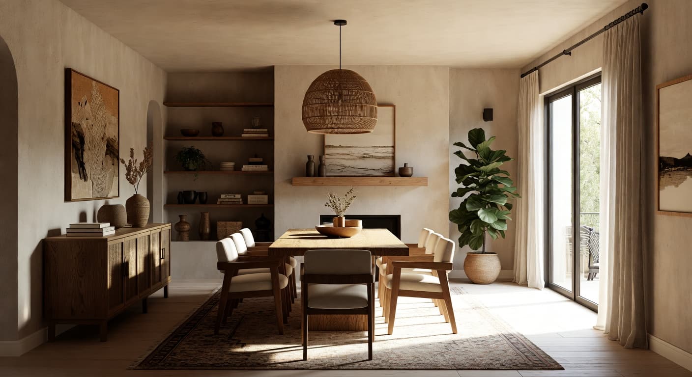 Modern Prairie Dining Room design preview