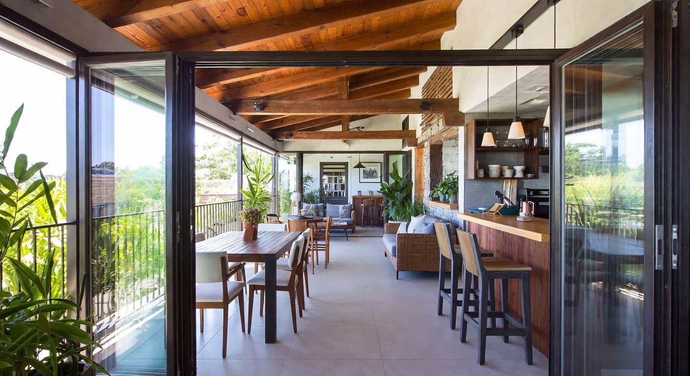 Modern Rustic Balcony / Terrace design preview