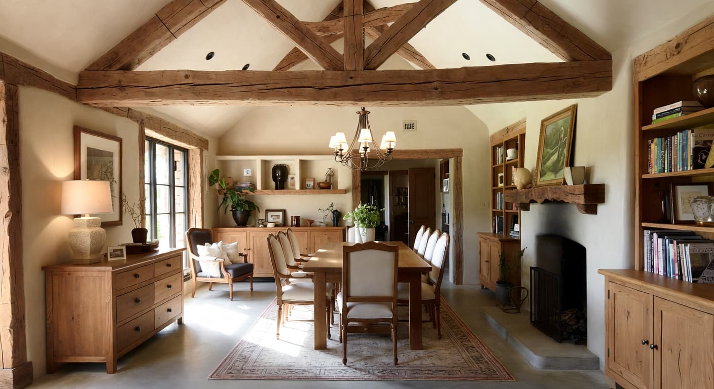 Modern Rustic utility room interior design - featuring modern rustic style furniture, decor, colors, and layout ideas for your utility room