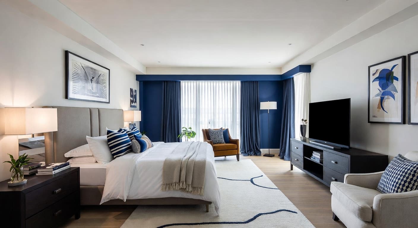 Nautical Bedroom design preview