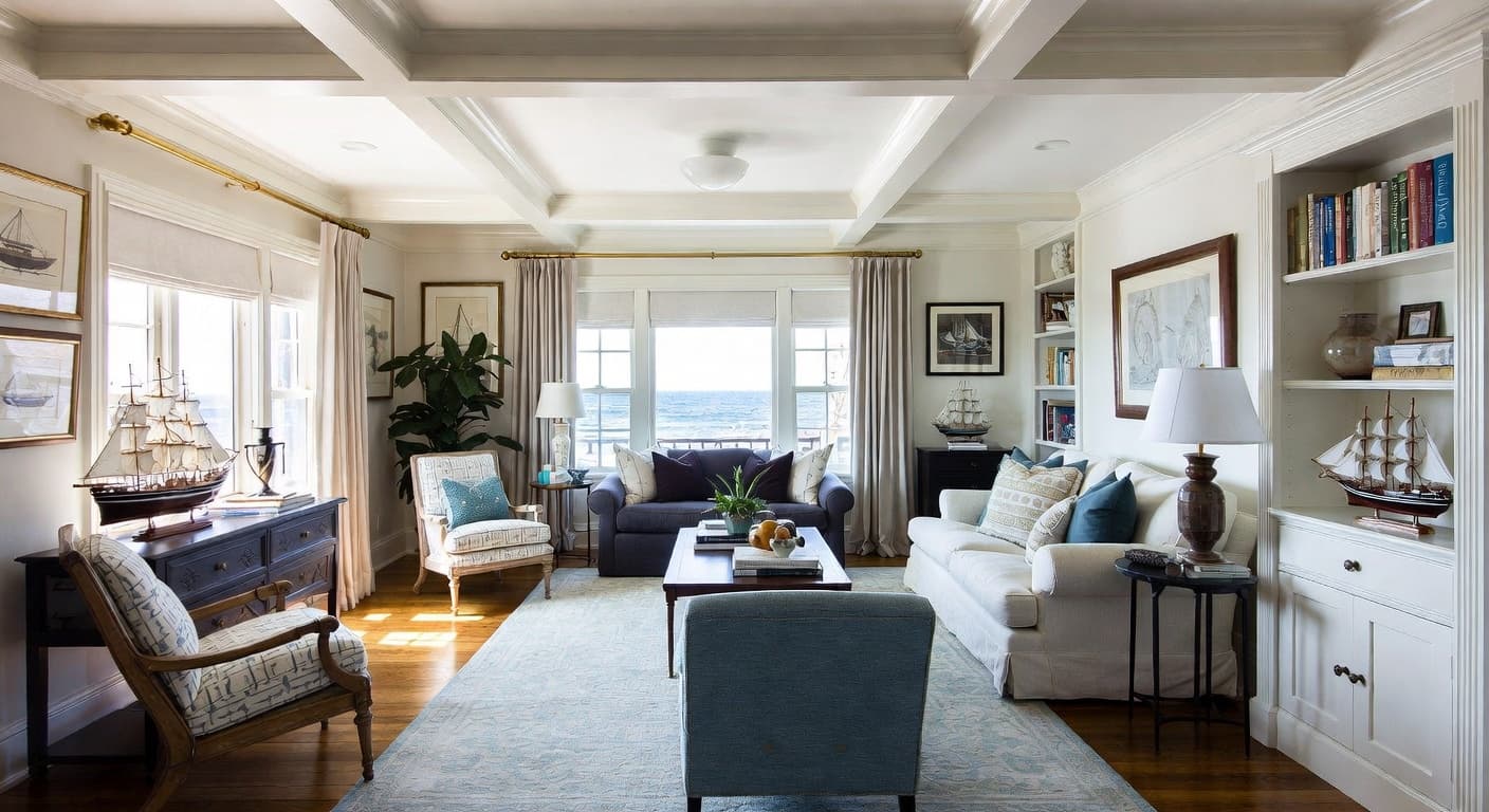 Nautical Living Room design preview