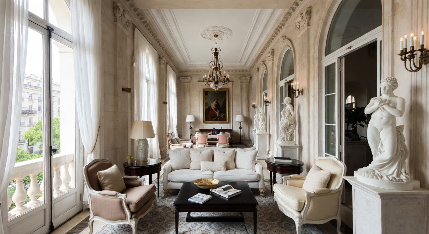 Neoclassical Balcony / Terrace design preview