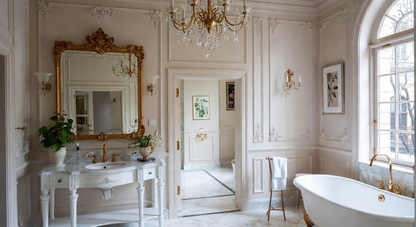 Neoclassical Bathroom design preview