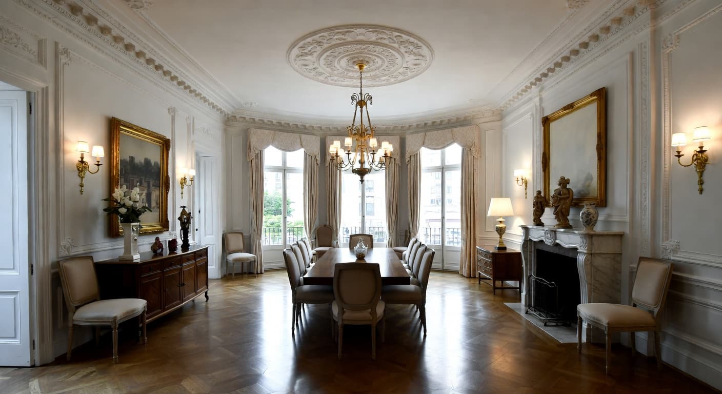 Neoclassical Dining Room design preview