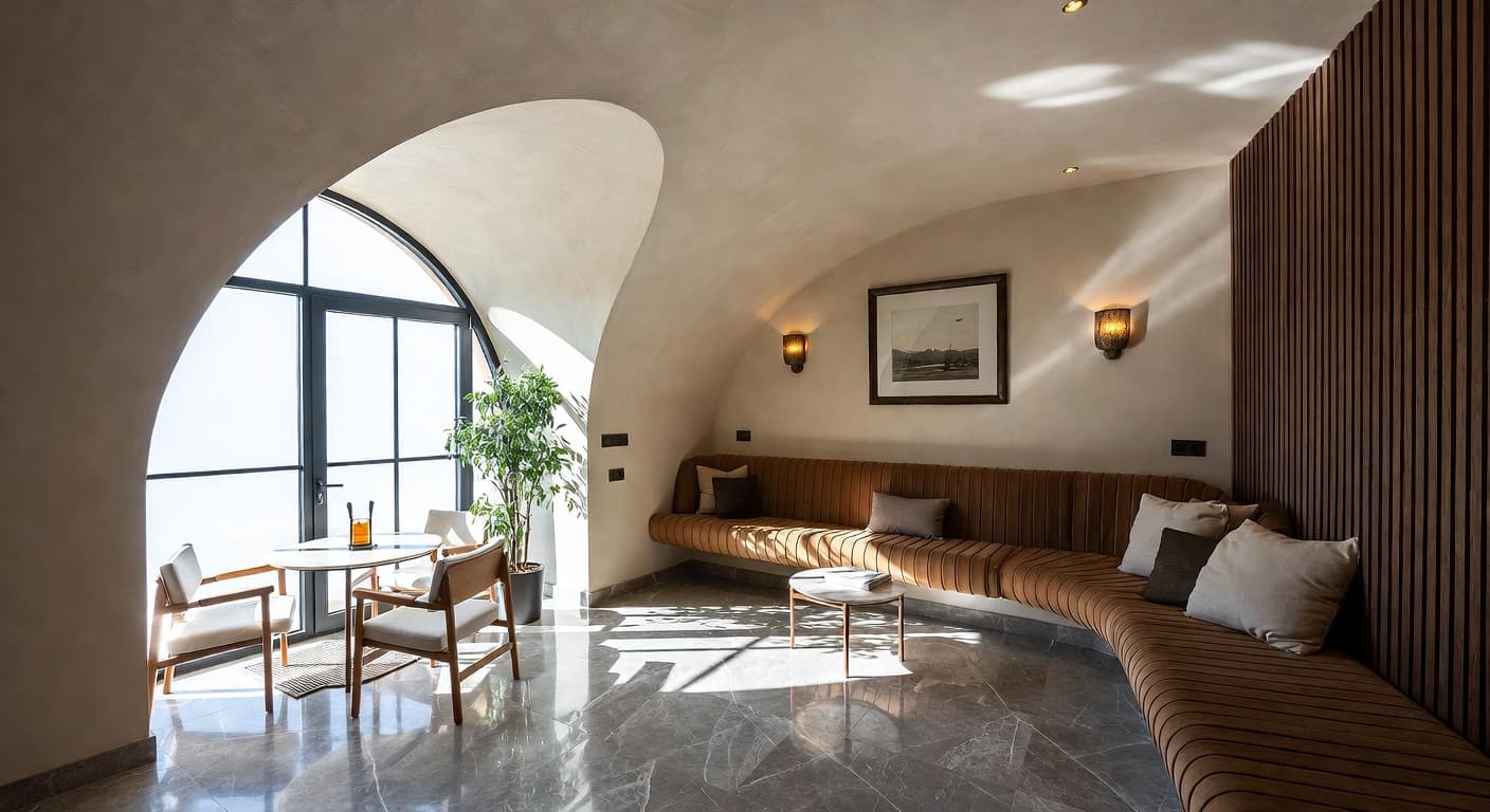 Neoclassical sauna / spa room interior design - featuring neoclassical style furniture, decor, colors, and layout ideas for your sauna / spa room