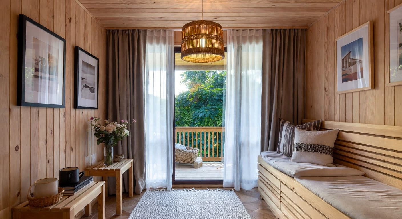 New Traditional sauna / spa room interior design - featuring new traditional style furniture, decor, colors, and layout ideas for your sauna / spa room