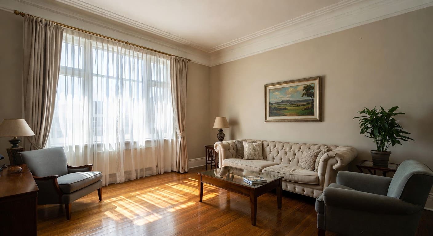 Nowstalgia guest room interior design - featuring nowstalgia style furniture, decor, colors, and layout ideas for your guest room