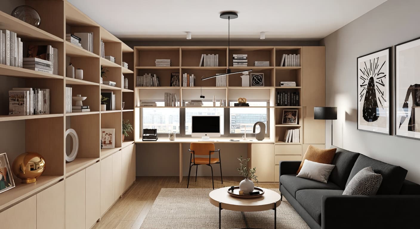 Nowstalgia storage room interior design - featuring nowstalgia style furniture, decor, colors, and layout ideas for your storage room