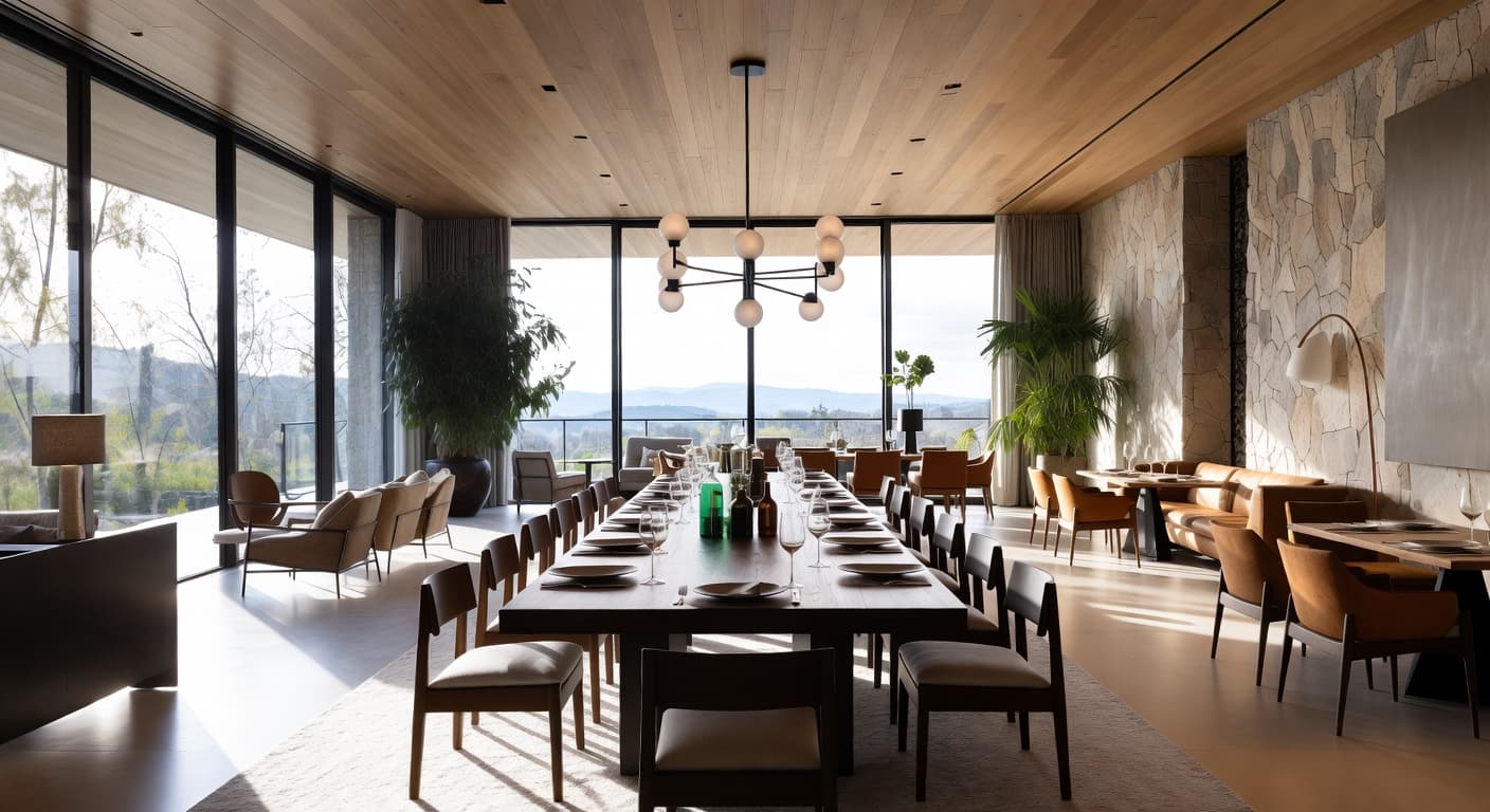 Organic Modern Dining Room design preview