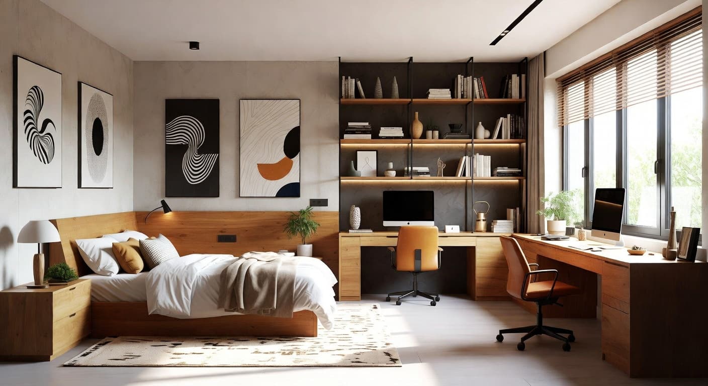 Parametric kids room interior design - featuring parametric style furniture, decor, colors, and layout ideas for your kids room