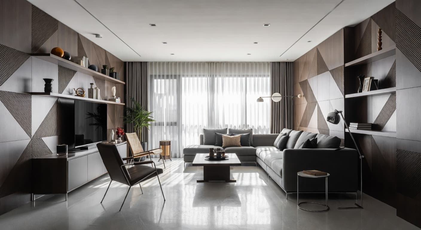 Parametric Living Room design preview