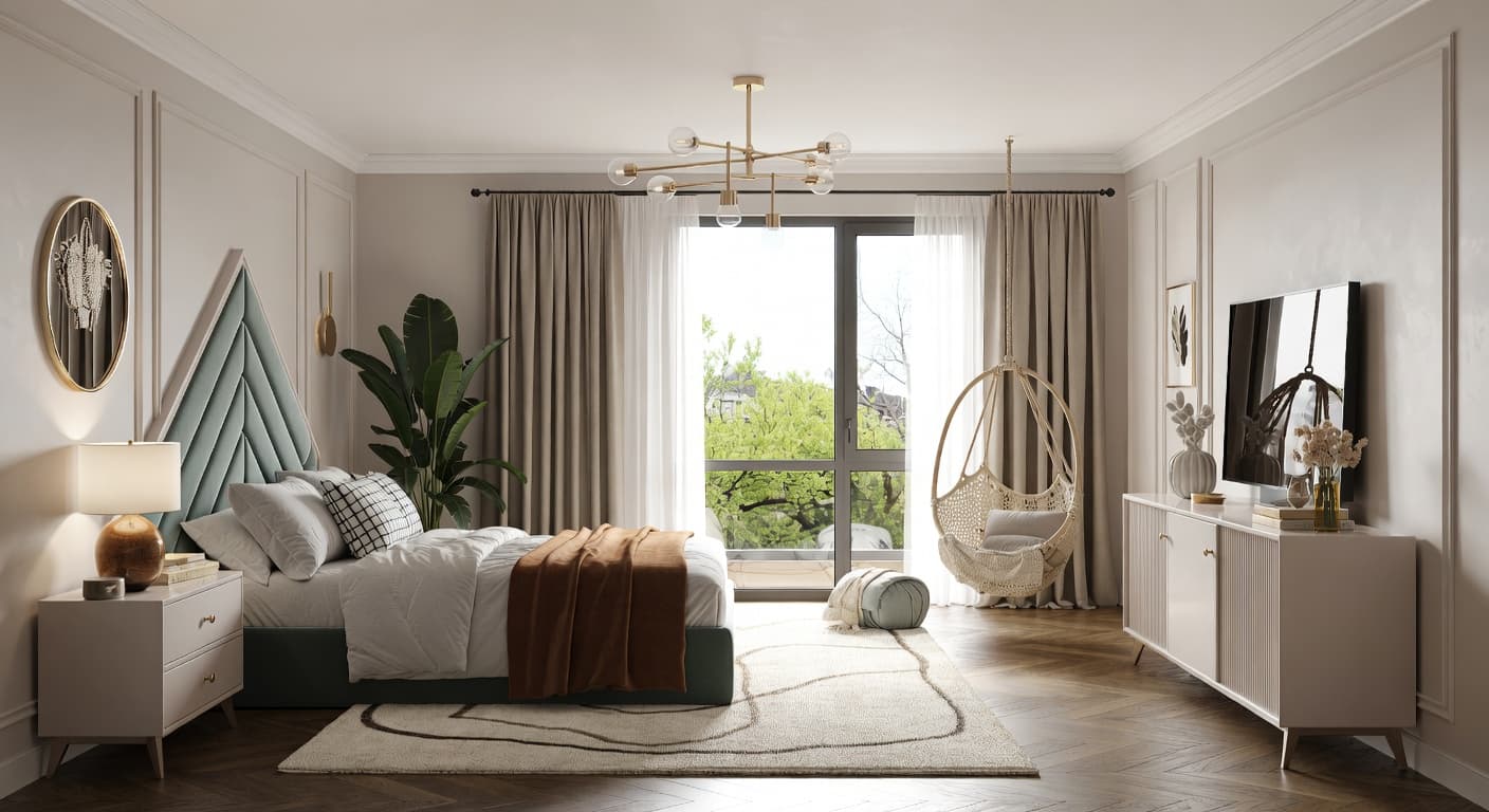 Parametric nursery interior design - featuring parametric style furniture, decor, colors, and layout ideas for your nursery