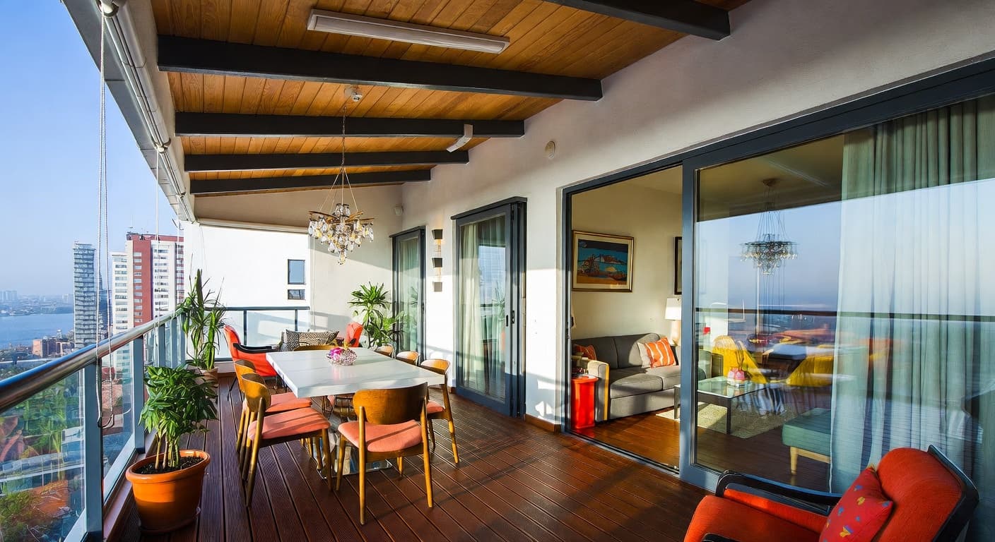 Postmodern Balcony / Terrace design preview