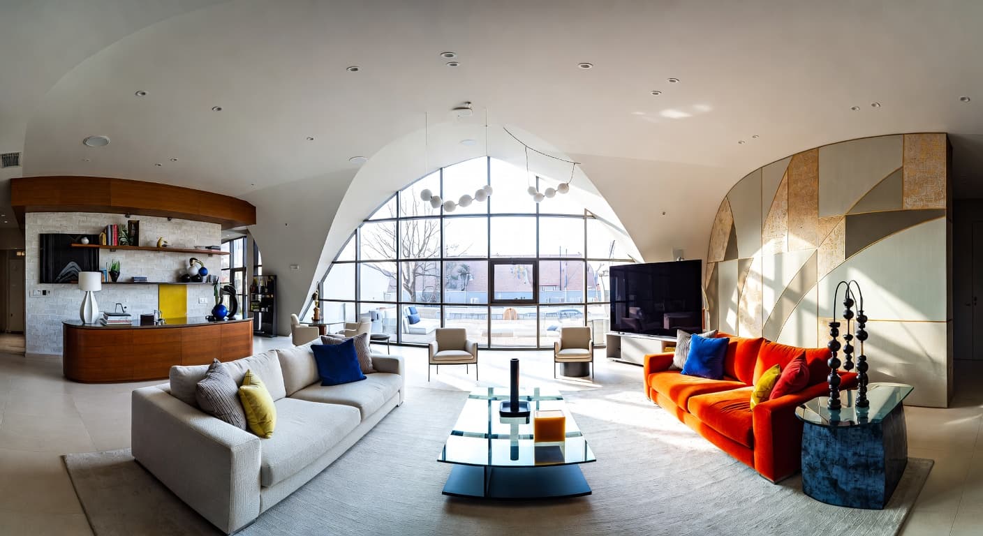 Postmodern Living Room design preview