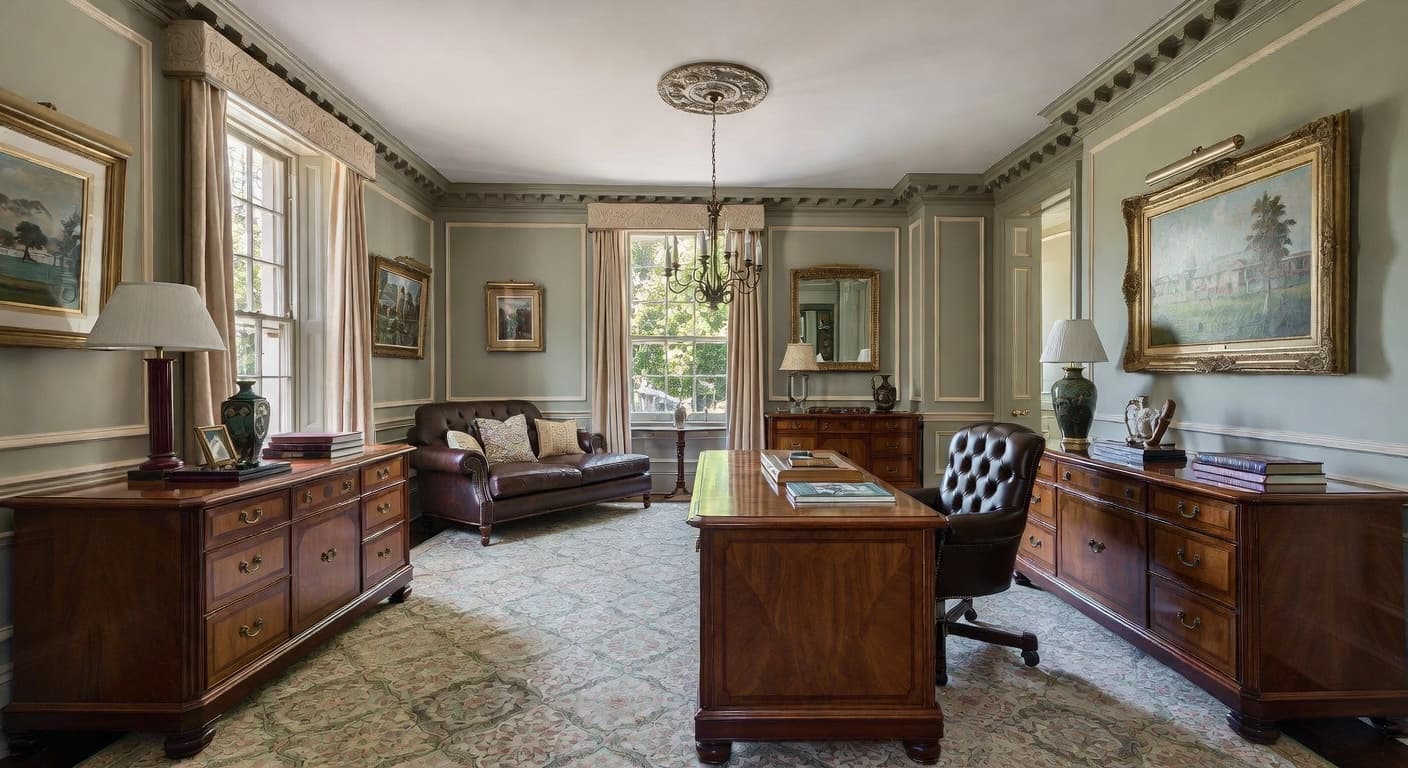 Regency Home Office design preview