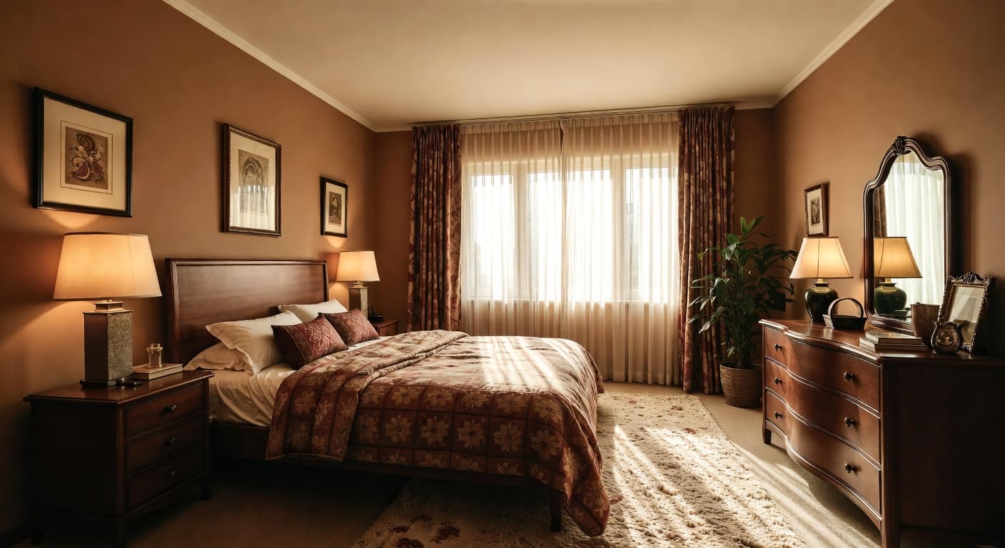 Retro Bedroom design preview