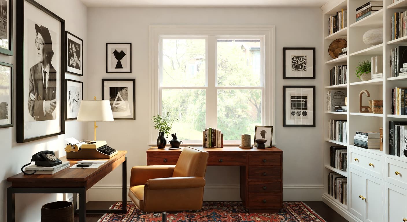 Retro Home Office design preview