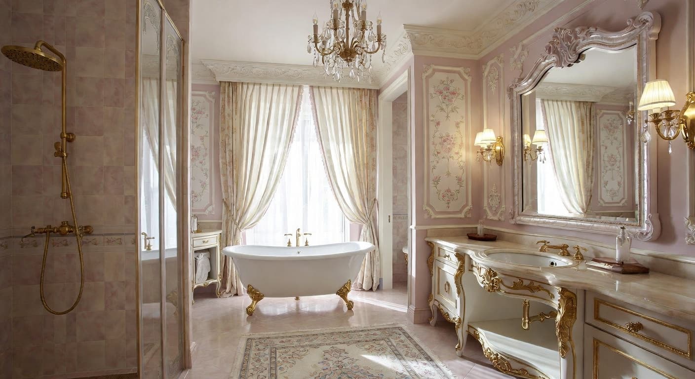 Rococo Bathroom design preview