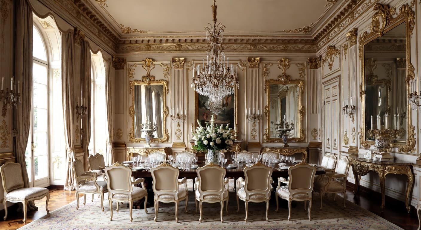 Rococo Dining Room design preview