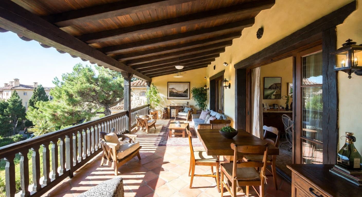 Rustic Balcony / Terrace design preview