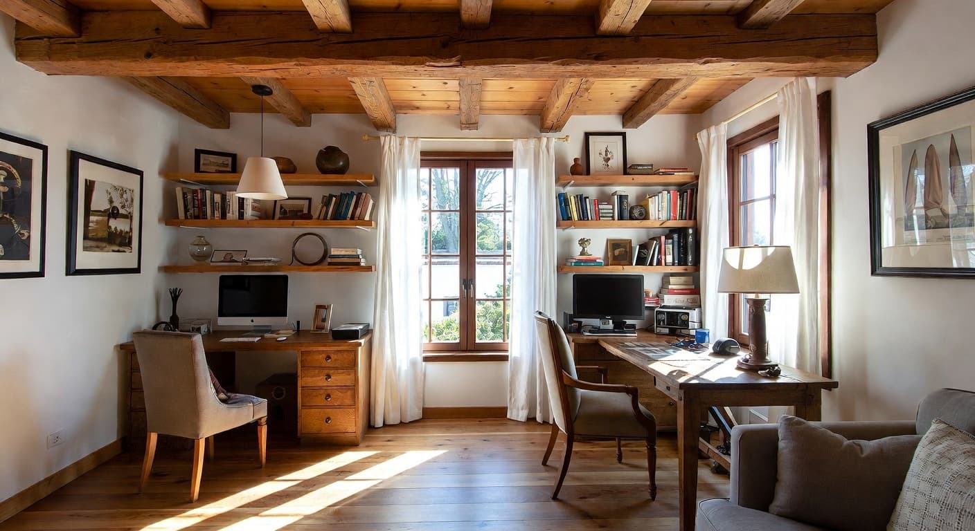 Rustic Home Office design preview
