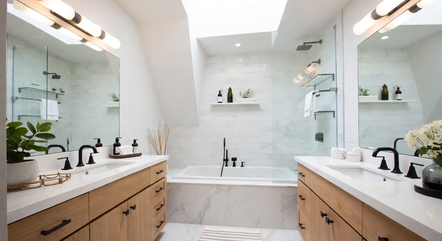 Scandifornian Bathroom design preview