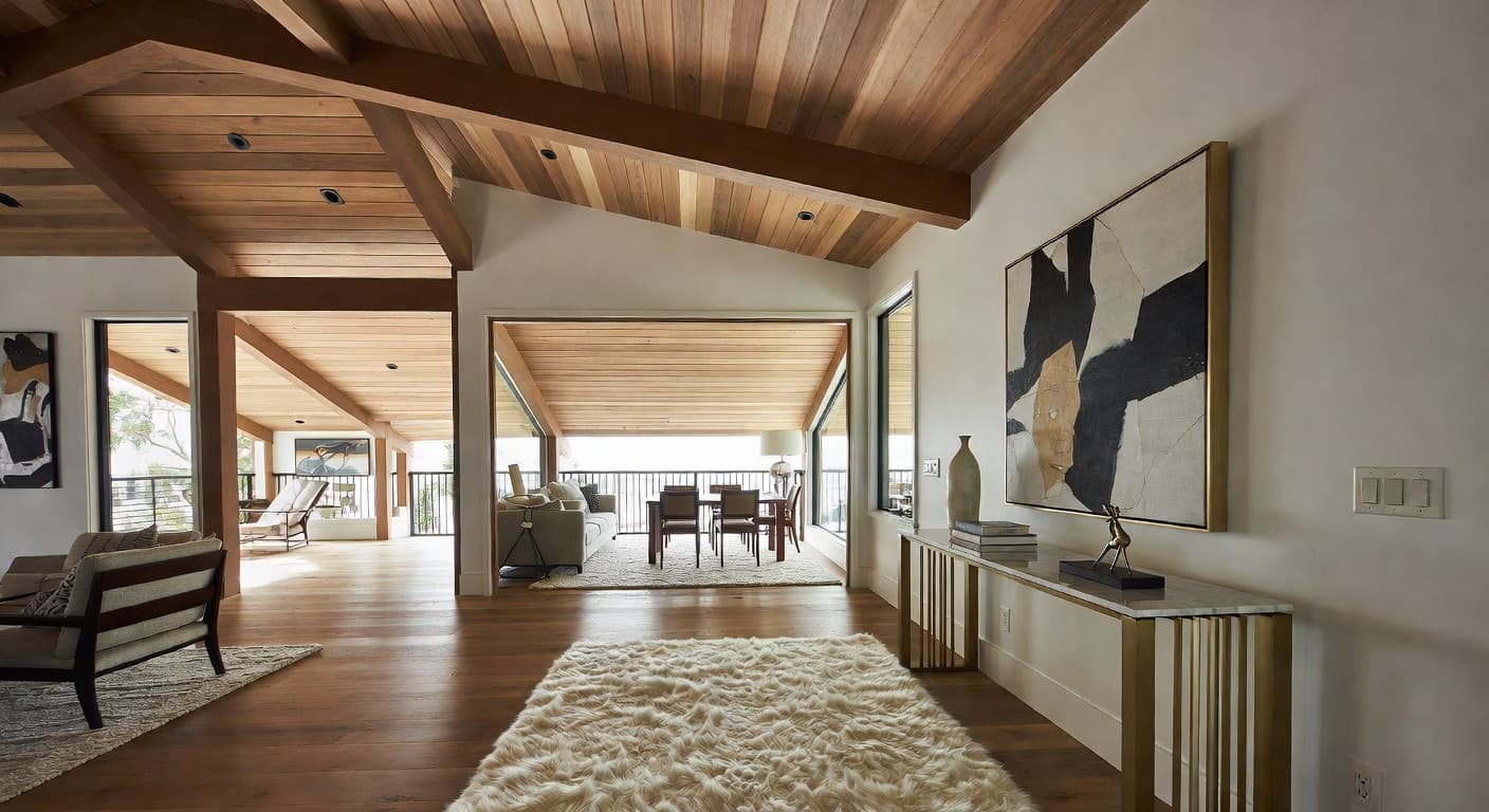 Scandifornian entryway interior design - featuring scandifornian style furniture, decor, colors, and layout ideas for your entryway