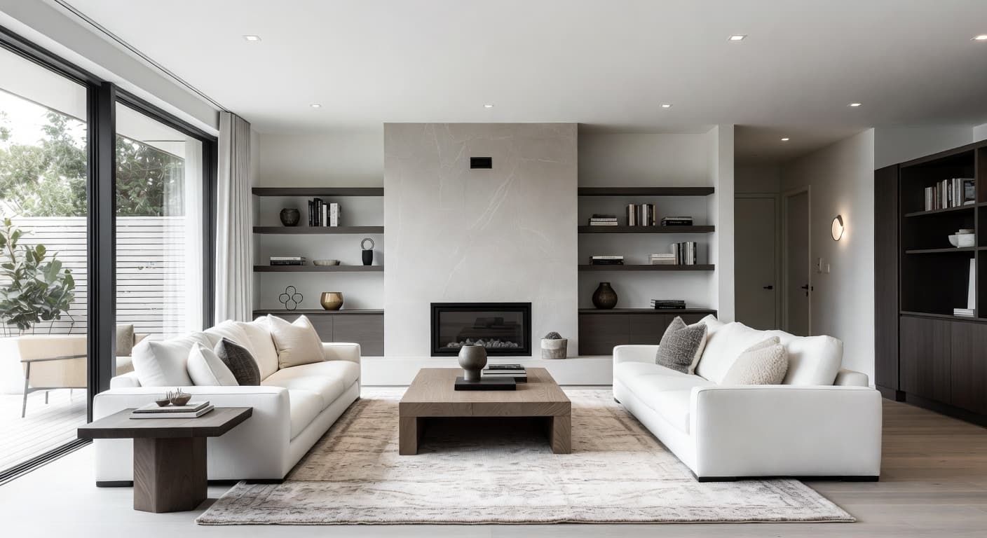 Scandifornian Living Room design preview