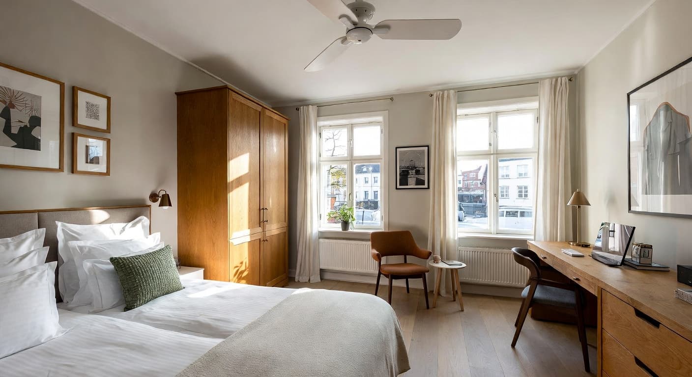 Scandinavian Guest Room design preview