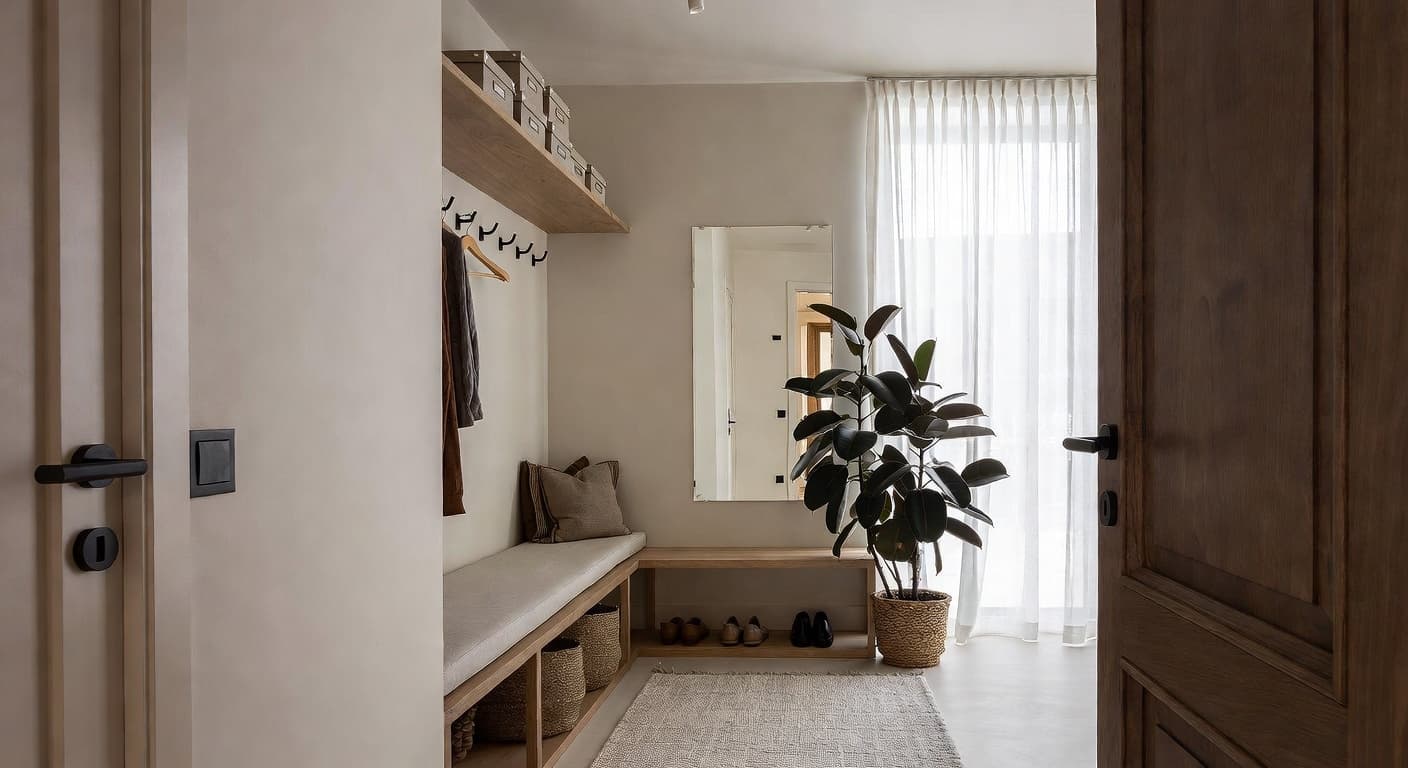 Scandinavian Mudroom design preview