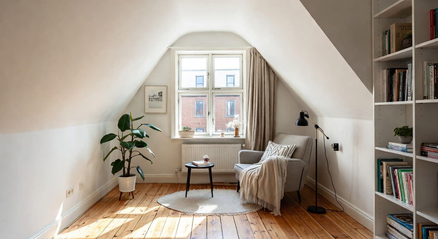 Scandinavian Reading Nook design preview