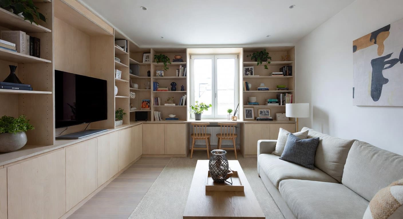 Scandinavian Storage Room design preview