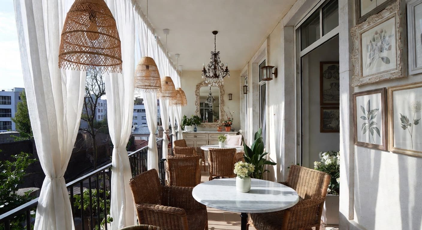 Shabby Chic Balcony / Terrace design preview