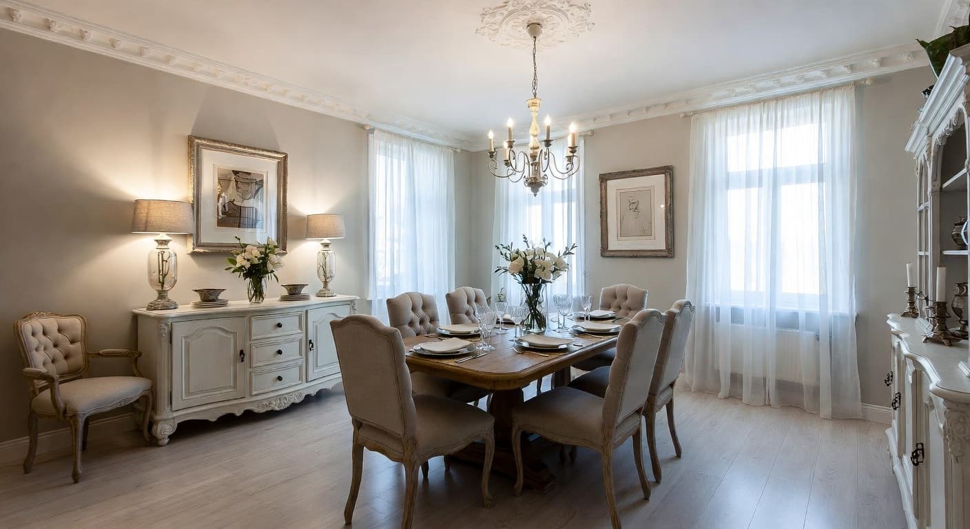 Shabby Chic Dining Room design preview