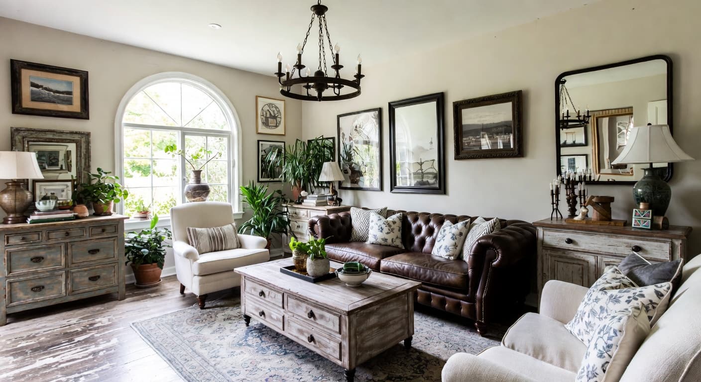 Shabby Chic garage interior interior design - featuring shabby chic style furniture, decor, colors, and layout ideas for your garage interior