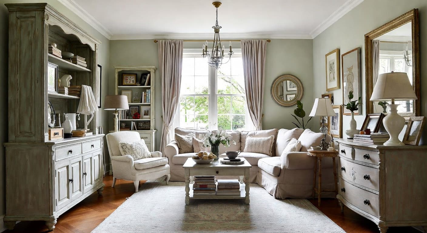 Shabby Chic Living Room design preview