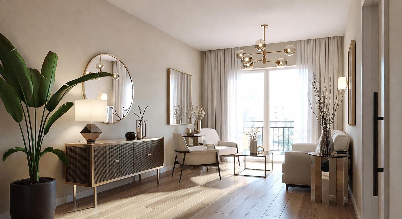 Space Age entryway interior design - featuring space age style furniture, decor, colors, and layout ideas for your entryway