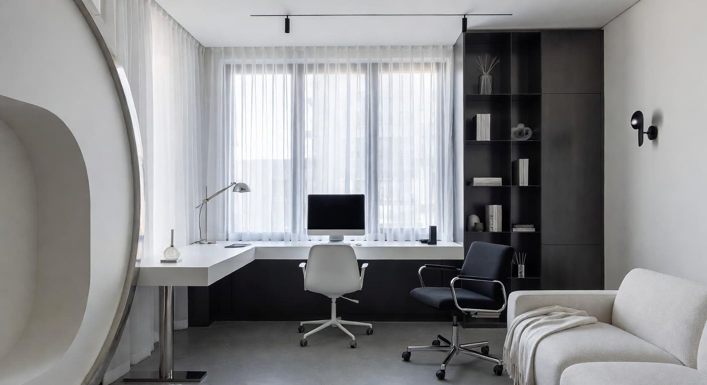 Space Age Home Office design preview