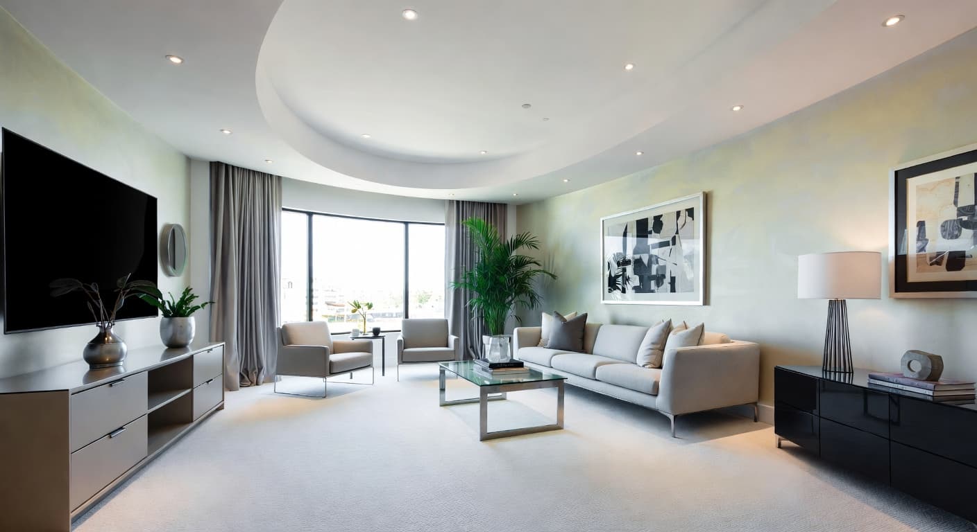 Space Age kids room interior design - featuring space age style furniture, decor, colors, and layout ideas for your kids room