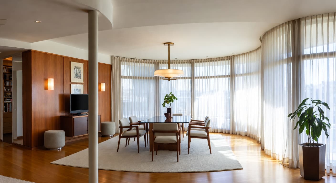 Streamline Moderne Dining Room design preview