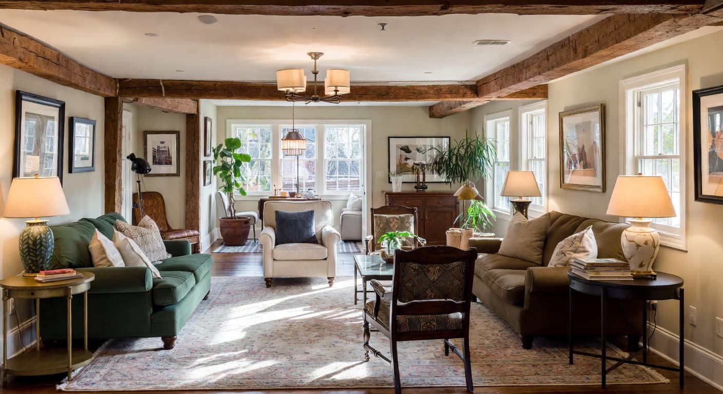 Traditional basement interior design - featuring traditional style furniture, decor, colors, and layout ideas for your basement